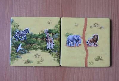 Carcassonne Safari – Spiel Doch | 2 Tile Promo | Mini Expansion | New - Image 1 of 4