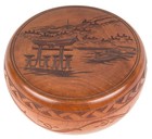 Japan 20. Jh. Holzdose - A Japanese Boxwood Kogo - Scatola Giapponese Japonais 