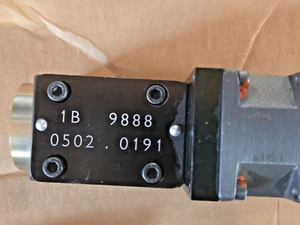 SCA Schucker SERVO VALVE 0502.0191 1B 9888 USED WORKING UNIT FREE SHIP LOC B - Picture 1 of 9