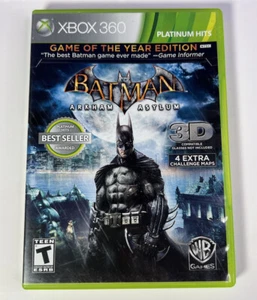 Batman Arkham Asylum: Edición Juego del Año (Microsoft Xbox 360) en caja - probado - Imagen 1 de 6