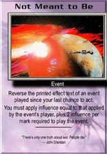 Not meant to be-Deluxe-Babylon 5 CCG TCG