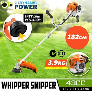43cc Pole Brush Cutter Trimmer Line Whipper Snipper Tree Pruner Multi Garden - Picture 1 of 12