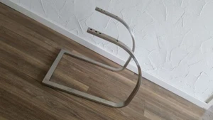 4 x Freischwinger Stuhl Gestell Edelstahl zB Musterring mit Schrauben Unterteil - Bild 1 von 3
