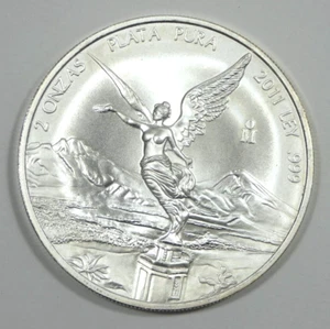 Münze Mexiko Münze 2011 2 oz Libertad oder Onza rein - Bild 1 von 4