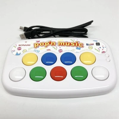 Pop'n Music Lively Compact Controller Game Accessory for PC Japan Konami Used - image 1 of 3