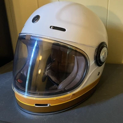 Casco retro completo de fibra de vidrio para motocicleta TORC T1 Newport - DOT ECE 22.05 Foto 1 de 4