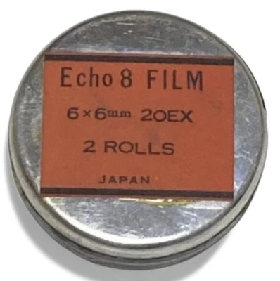 2 Rolls Of 6x6mm Echo 8 20EX Subminiature Film Expired ￼never open - Image 1 of 2