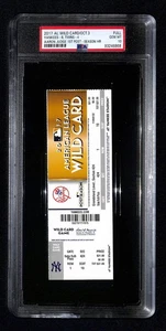 Aaron Judge FIRST POST SEASON HR 1 Yankees v Twins 10/3/2016 TICKET PSA 10 POP 5 - Picture 1 of 4