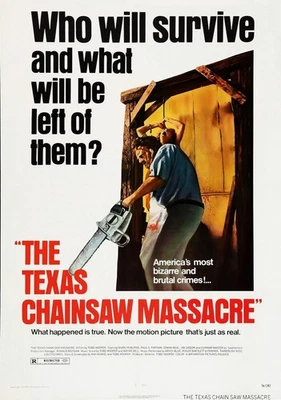 The Texas Chainsaw Massacre Movie Poster – Classic 70’s Vintage Poster - Image 1 of 4