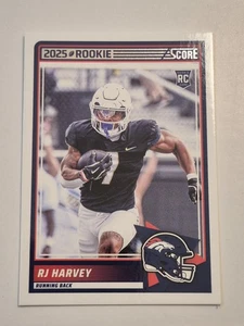 2025 Score RJ Harvey RC Base #49 Denver Broncos Rookie - Picture 1 of 2