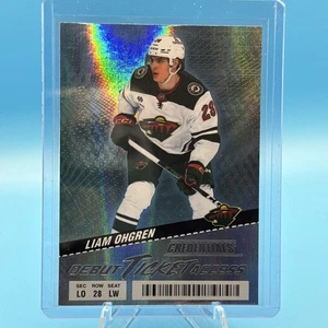 2024-25 Upper Deck Credentials - Debut Ticket Access Liam Ohgren /999 (RC) - Picture 1 of 2
