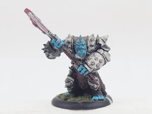 PRIVATEER PRESS HORDES TROLLBLOOD AXER. PAINTED. RED 1060 - Picture 1 of 4