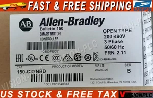 Nuovo Allen Bradley 150-C37NBD Smart Motor Controller AB 150 C37NBD US Free Tax - Foto 1 di 1
