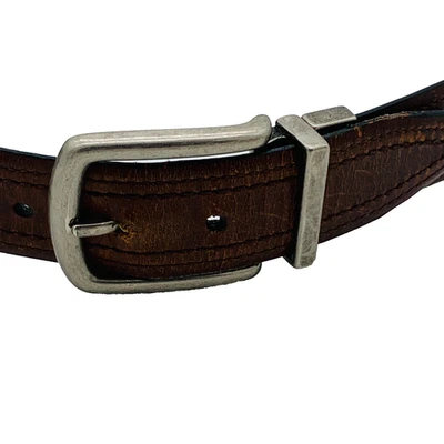 Cinturón Columbia Sportswear Talla 40/100 Marrón/Negro Cuero Genuino Hombres 11C00243 Z1 Foto 1 de 4