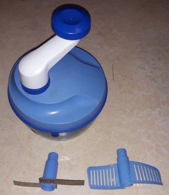 🌟TUPPERWARE Quick Chef Hachoir Multi Fonction BLEU - Bild 1 von 2