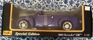 Maisto Special Edition 2004 Chevrolet SSR Purple 1:18 Convertible NOS *READ - Picture 1 of 9