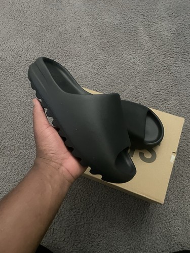 Taglia 11 Adidas Yeezy Slide Onyx (HQ6448) Uomo 100% Autentiche