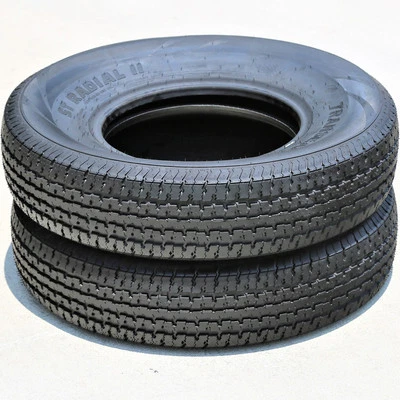 2 Tires Transeagle ST Radial II Steel Belted ST 205/75R15 Load E 10 Ply Trailer - Image 1 of 4