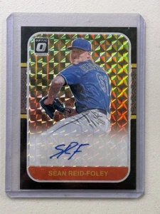 2021 Donruss Optic SEAN REID-FOLEY Retro Signatures Black Finite 1/1 #RS87-SF - Bild 1 von 2