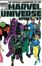 Official Handbook of the Marvel Universe Update '89 #7 FN 1989 Stock Image