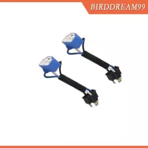 2Pcs Front H4 Headlight Bulb Socket Plug Connector Wiring Harness - Picture 1 of 8