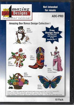 Amazing Designs - Amazing Box Bonus Design Collection I (CD-ROM) - Image 1 of 2