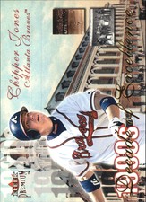 2001 Fleer Premium Decades of Excellence Baseball Card #DE38 Chipper Jones
