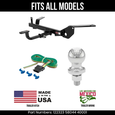 Enganche de remolque Ford Taurus 86-07 4 pines cable bola de 178" se adapta a todos los remolques Curt 3,5 k Foto 1 de 4