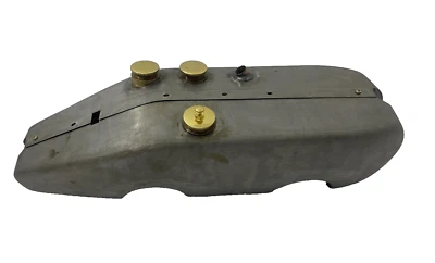 TANQUE DE GASOLINA Y TAPAS PARA HARLEY DAVIDSON SERIE J & F 1922 A 1924 ESTAÑADO Foto 1 de 4