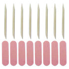  100 Sets Wooden Nail Pick Cuticle Stick for Nails Manicure Tools Simple
