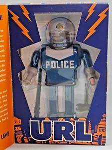 FUTURAMA URL POLICE OFFICER 2001 Tin Toy New Sealed Wind-Up Figure Rocket USA - Picture 1 of 11