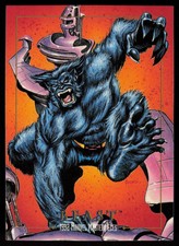 1992 Marvel Masterpieces BASE Trading Card #7 BEAST X-Men Joe Jusko
