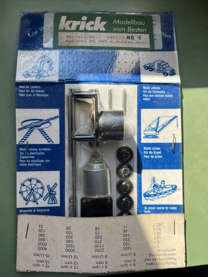 Krick Motorgear motorverkleiner Motorreducteur - Bild 1 von 2