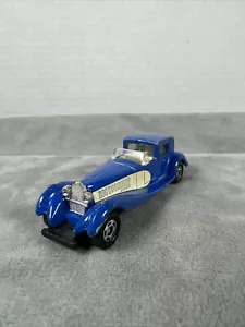 1978 Tomica Tomy Bugatti Coupe De Ville 1:80 F46 Blue Diecast Car Made In Japan - Picture 1 of 9