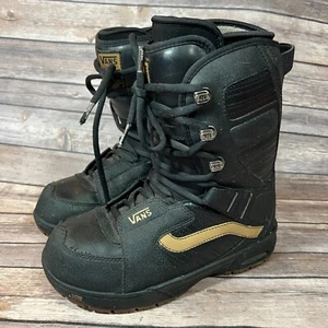 Vans Hi Standard Pro Snowboard Boots Mens 8 Black Ski Lace - Picture 1 of 7