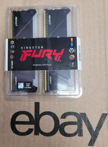 Kingston FURY Beast RGB 32GB 3200MT/s DDR4 CL16 DIMM (Kit of 2) SAME DAY SHIP! - Afbeelding 1 van 2