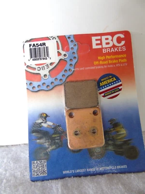 Pastilla de freno sinterizada de larga duración Yamaha Big Bear Blaster Kodiak serie EBC R #FA54R Foto 1 de 4