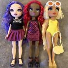 Rainbow High Doll Lot of 3 Basic Budget Daria Roselyn, Emi Vanda, Sunny Madison