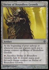 Magic the Gathering MTG Shrine of Boundless Growth (152) New Phyrexia   LP