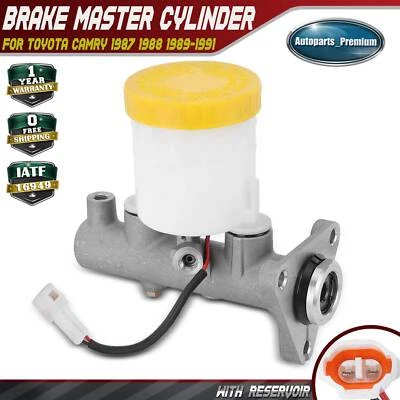 Cilindro maestro de freno con depósito y sensor para Toyota Camry 1987 1988 1989-1991 Foto 1 de 4