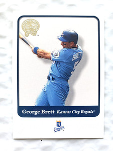 2001 FLEER  Baseball Greats of the Game - George Brett  - CARD # 87 - NRMNT/MINT