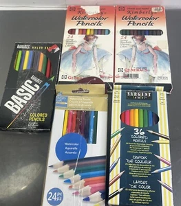 Lote: Lápices de acuarela con 1993 Vintage Liquitex Basic, Kimberly, 96 en total, ¡Nuevo! - Imagen 1 de 10