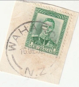 New Zealand Postmark - Waharoa (Hamilton) J class - Picture 1 of 1