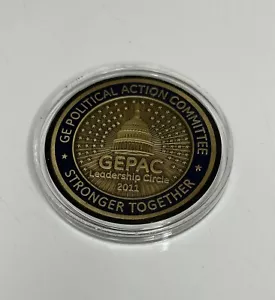 General Electric PAC 2011 Coin Leadership Circle RARE Political Action Committee - Picture 1 of 2