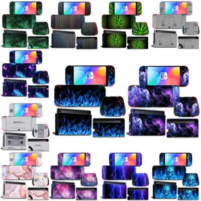 Nintendo Switch OLED VINYL PROTECTIVE SKIN STICKER DECALS -12 patterns - Image 1 of 4
