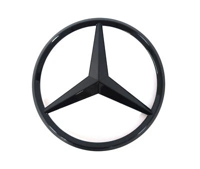 Insignia tapa maletero trasero emblema estrella negro brillante para W166 SUV AMG GLE350 Foto 1 de 4