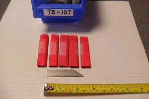 qty 25 / Precision Knife / Knives replacement blades 2 1/4" stainless steel - Picture 1 of 2