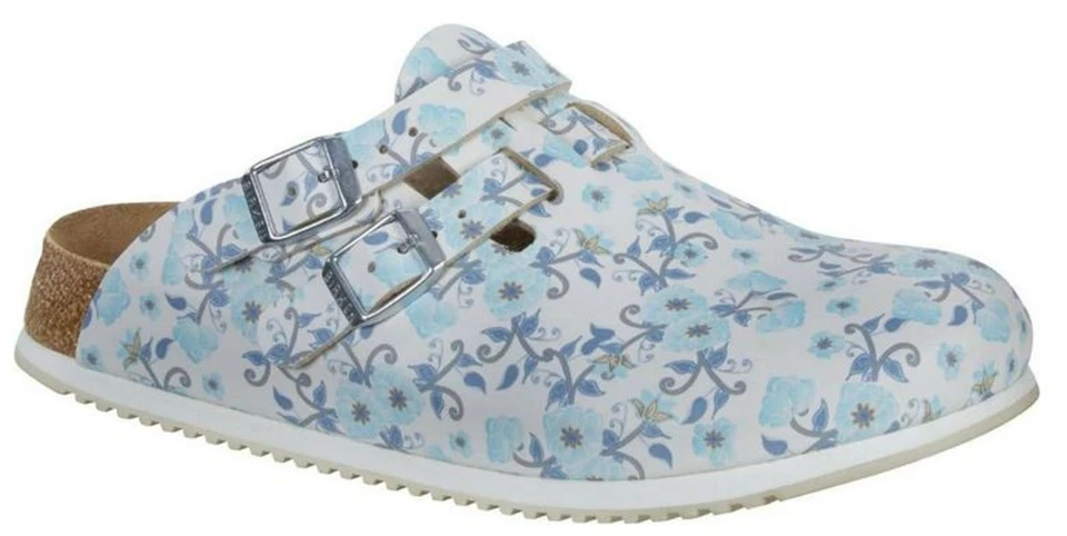 Birkenstock Kay SL Flor Flor Paisley Zuecos Mulas Sandalias Deslizables Agarre FUNCIONA Foto 1 de 1