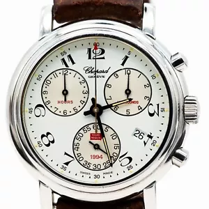 Chopard Geneve Mille Miglia Uhr Ref. 8271 Stahl Quarz Saphirglas 38mm - Bild 1 von 3