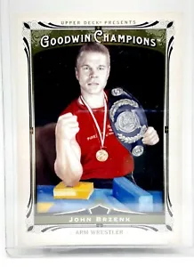 2013 Goodwin Champions #133 John Brzenk RC (Pro Arm Wrestling G.O.A.T.)  - Picture 1 of 2